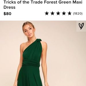 SOLD Lulu's Tricks of the Trade Maxi Dress